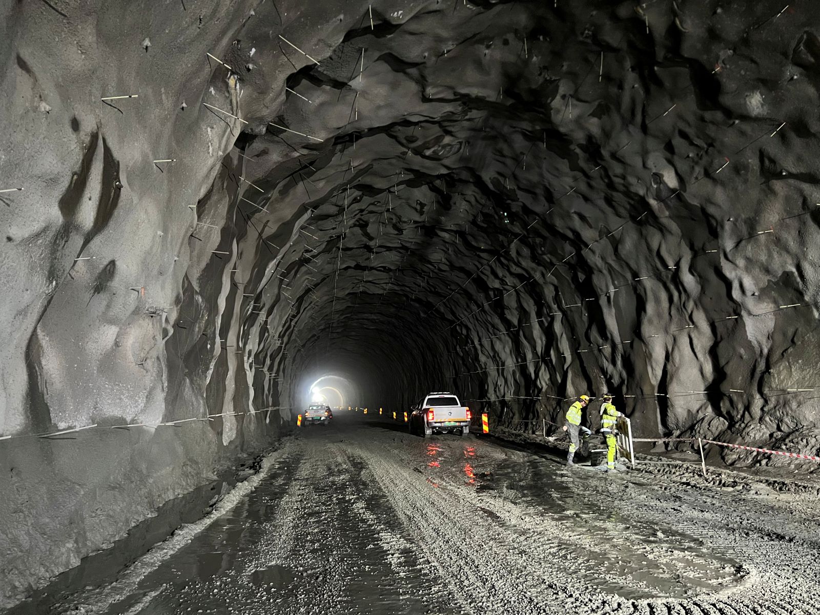 Foto fra tunnel. 