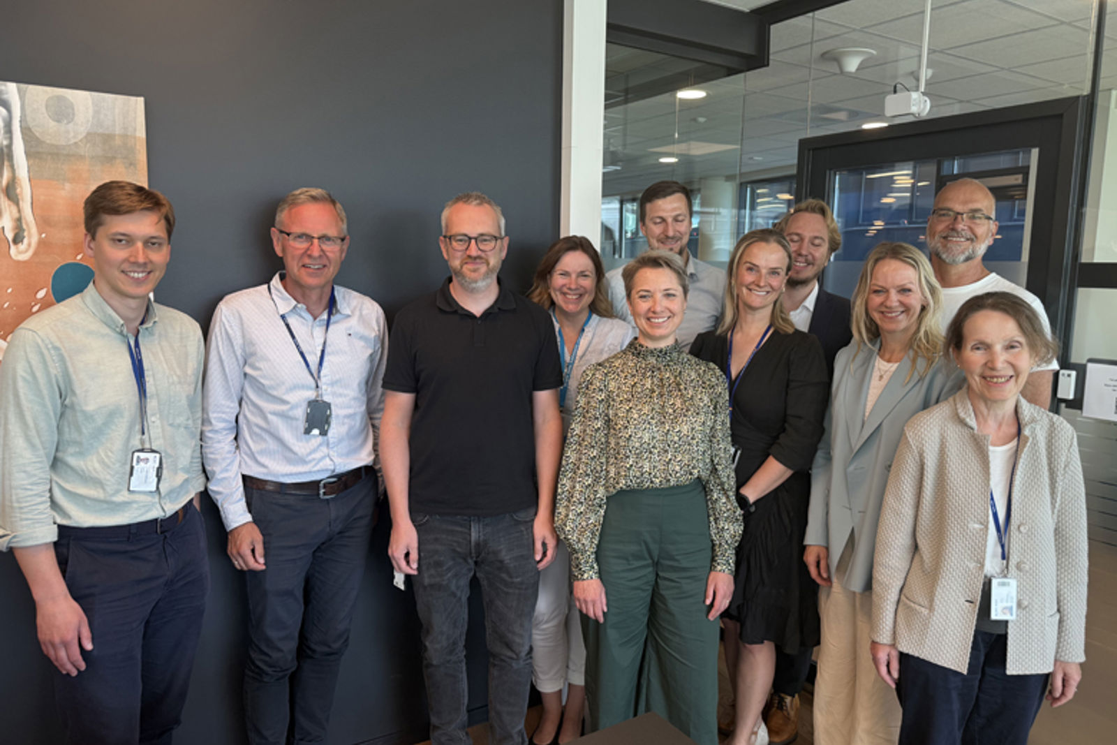 Gruppe med mennesker 