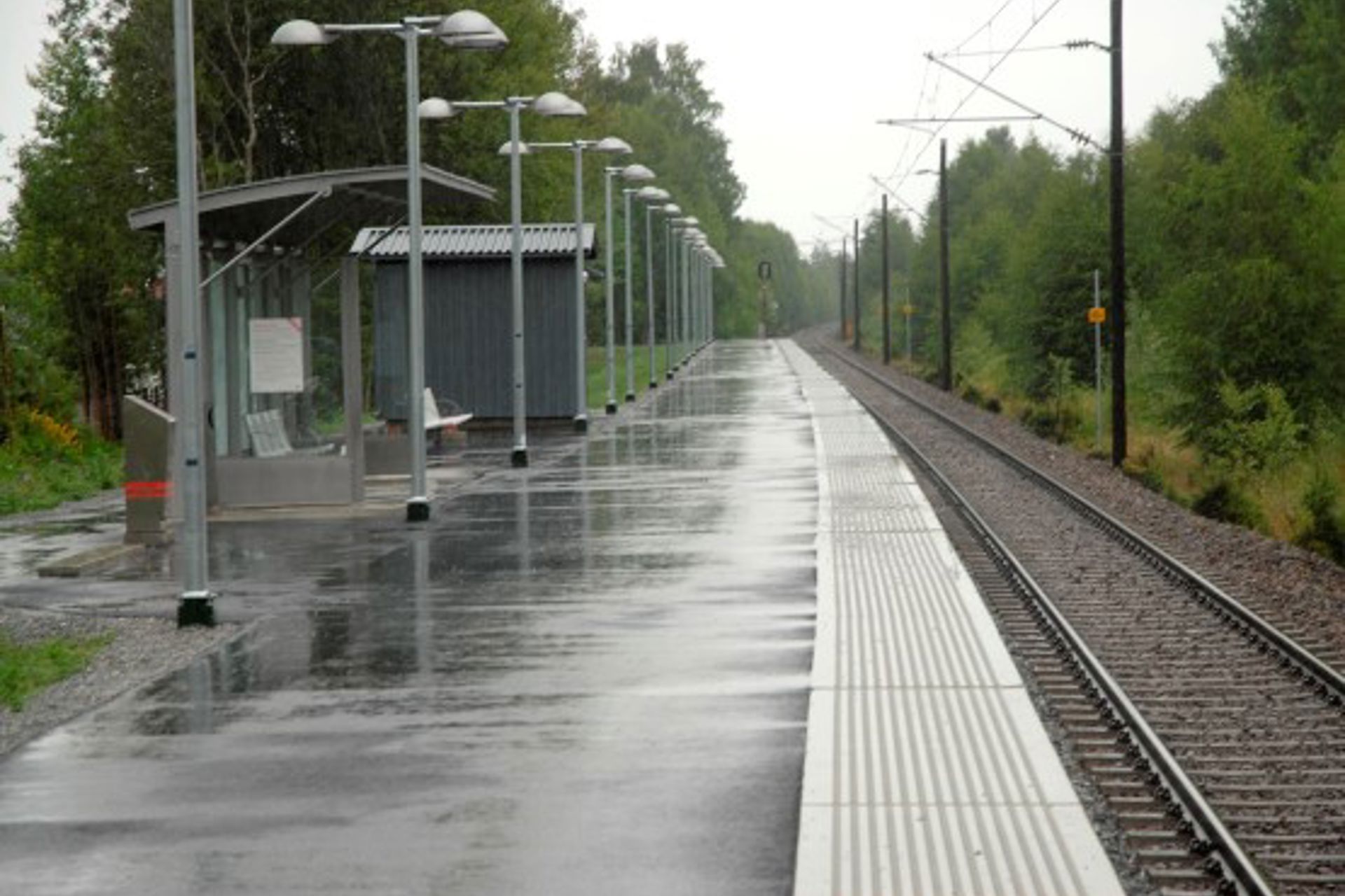Eksteriørfoto av Nordby holdeplass