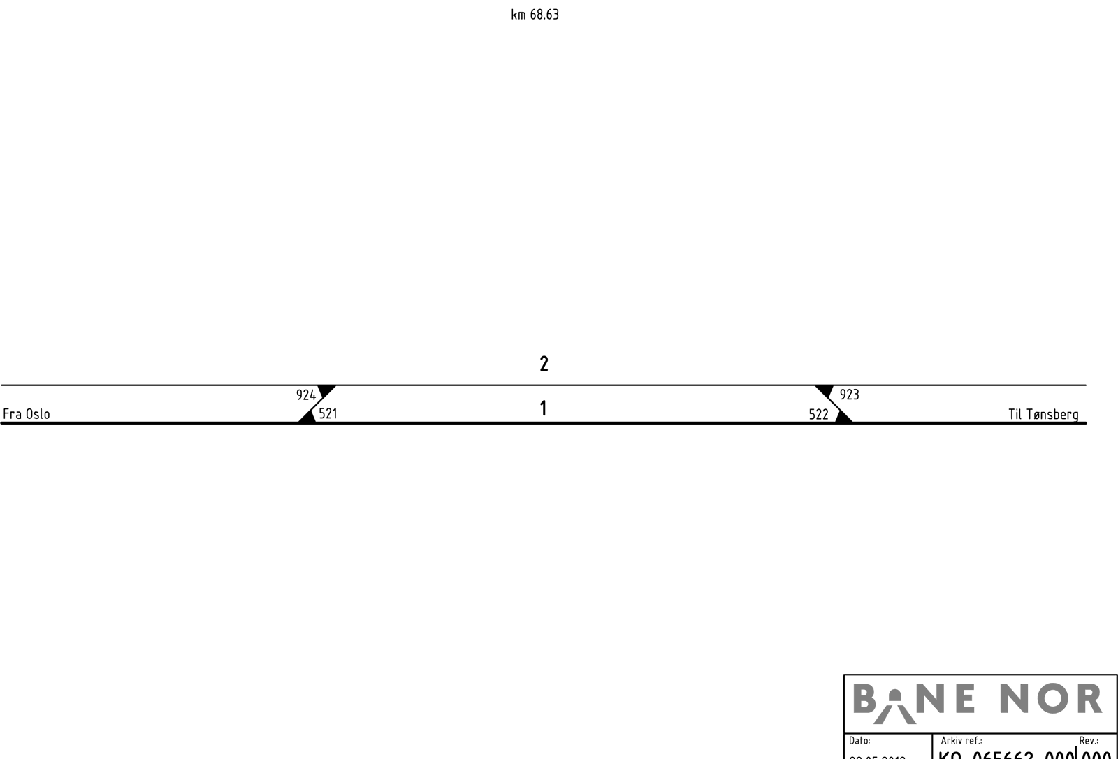 Track plan Galleberg station