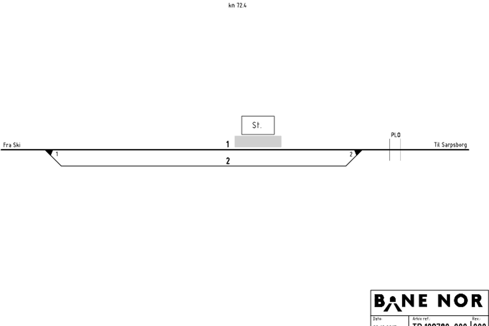 Track plan Ise station