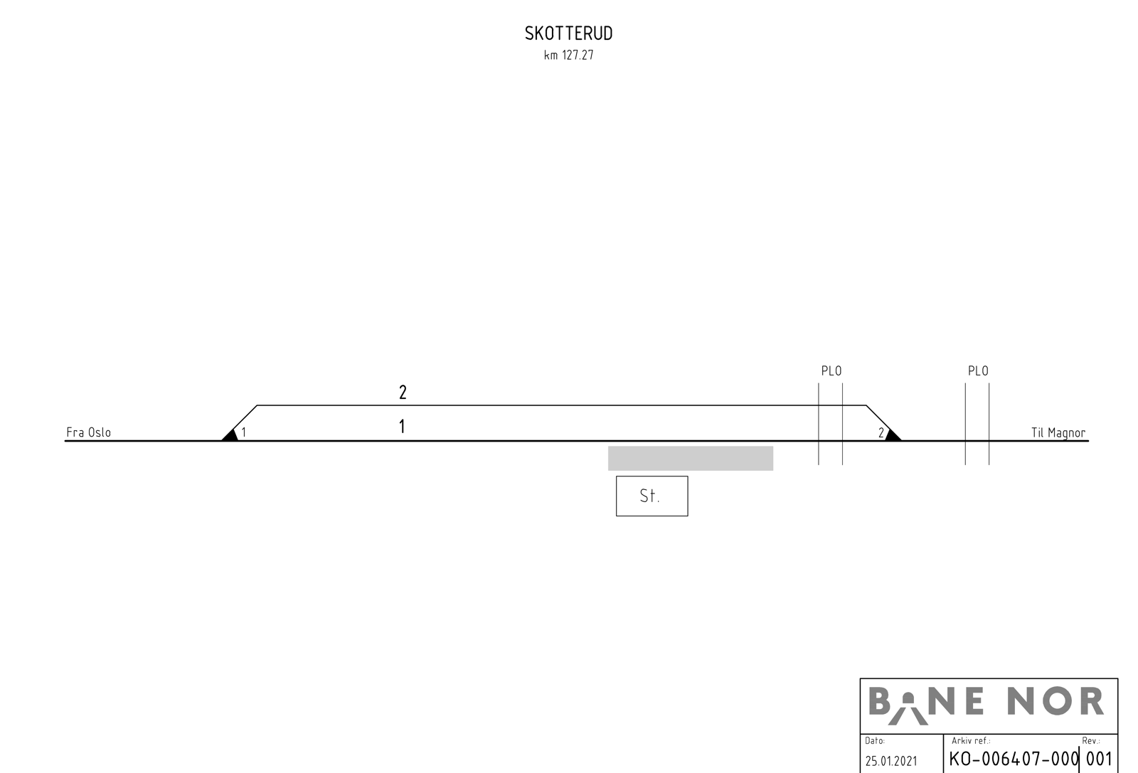 Sporplan Skotterud stasjon